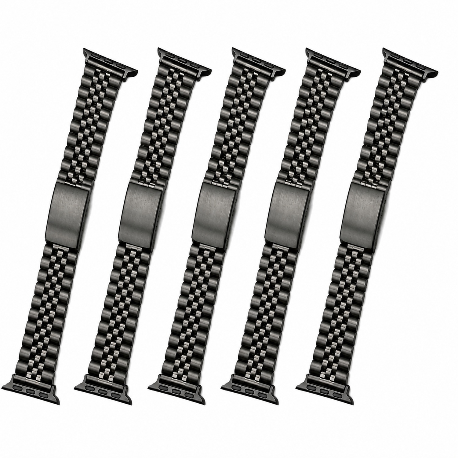 Classic Multi-Link Stainless Steel Replacement Band Compatible with Apple Watch 38mm photo 2