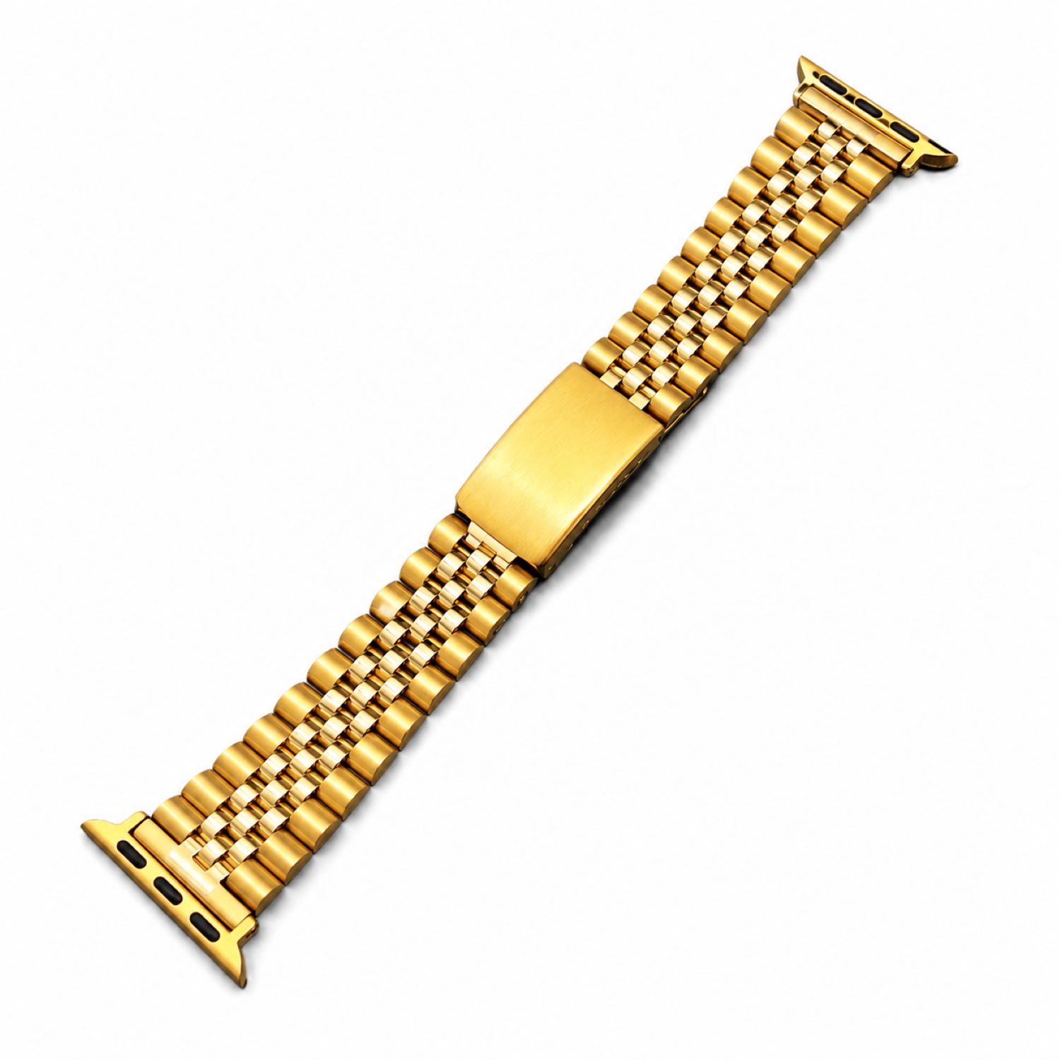 Classic Multi-Link Stainless Steel Replacement Band Compatible with Apple Watch 38mm