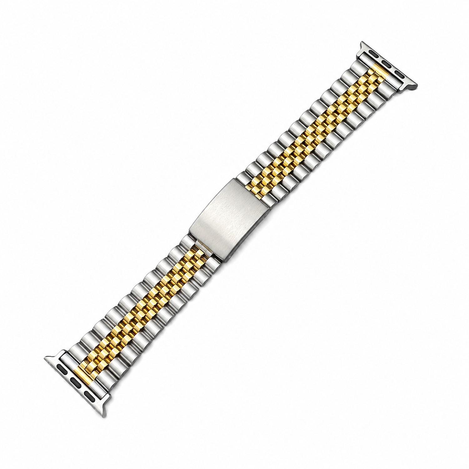 Classic Multi-Link Stainless Steel Replacement Band Compatible with Apple Watch 38mm