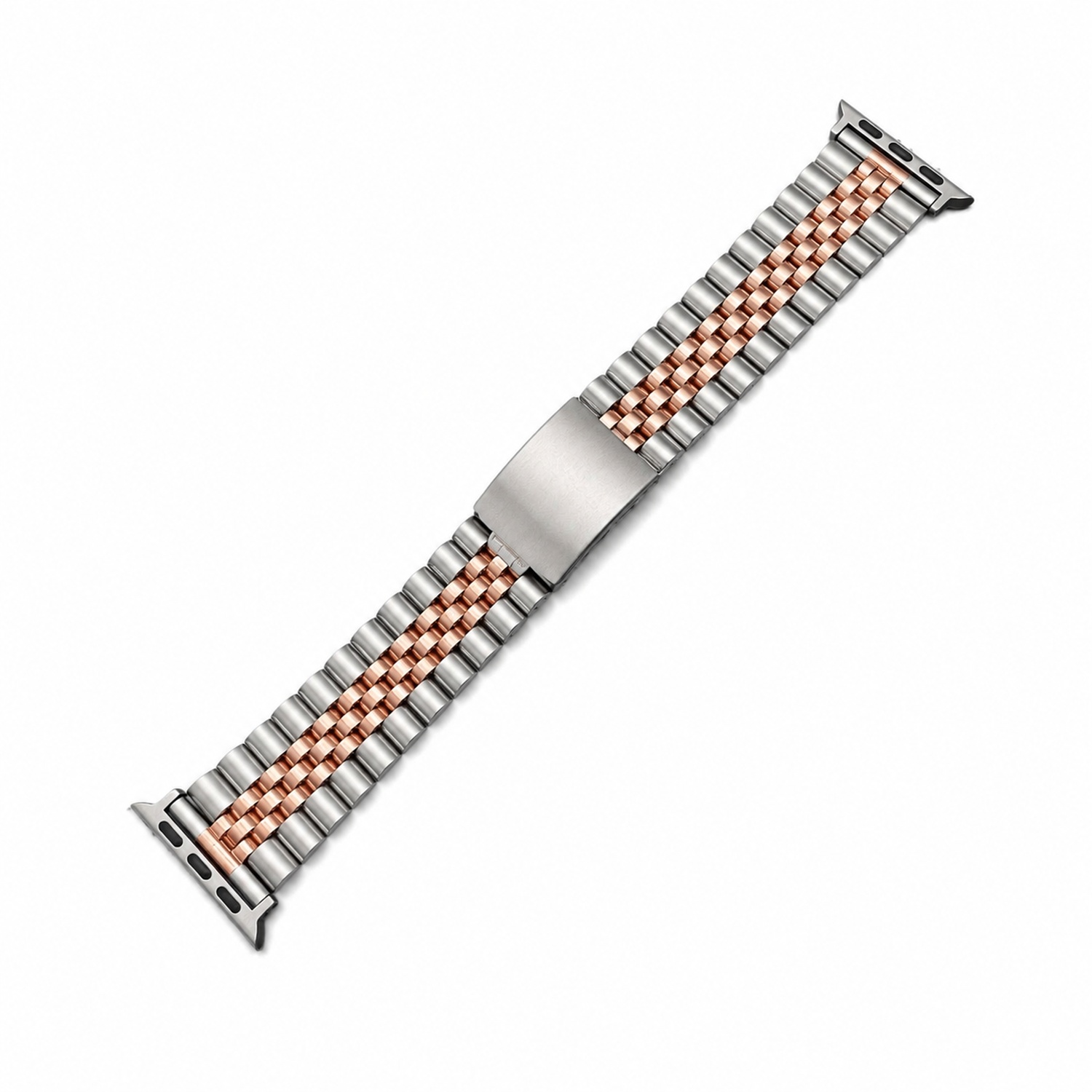 Classic Multi-Link Stainless Steel Replacement Band Compatible with Apple Watch 38mm