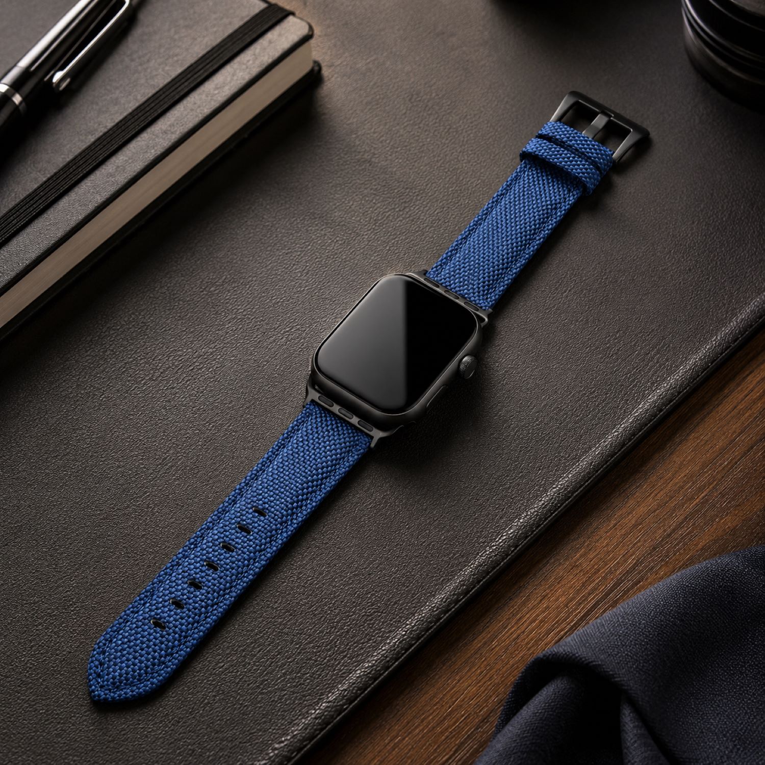 Canvas Watch Replacement Band Compatible with Apple Watch 38mm photo 2