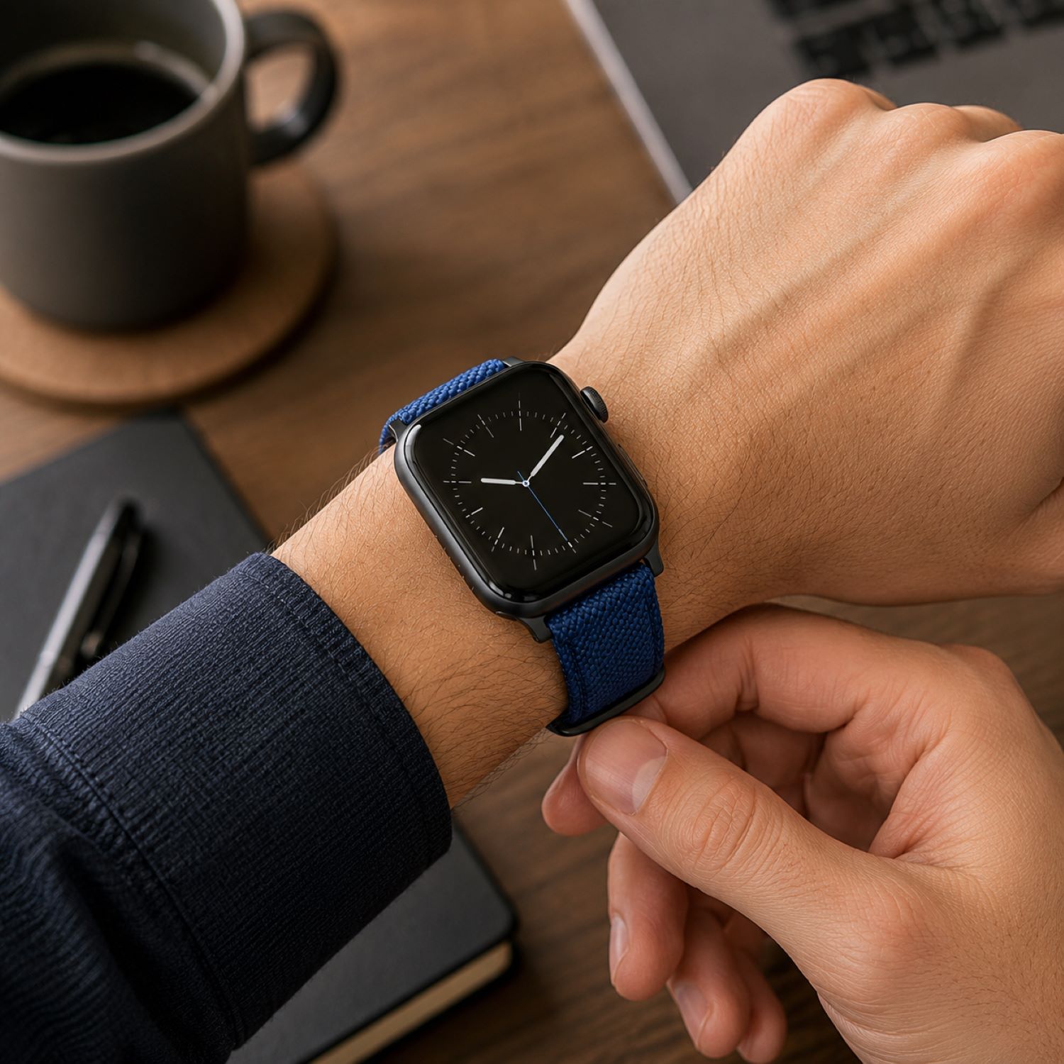 Canvas Watch Replacement Band Compatible with Apple Watch 38mm photo 3