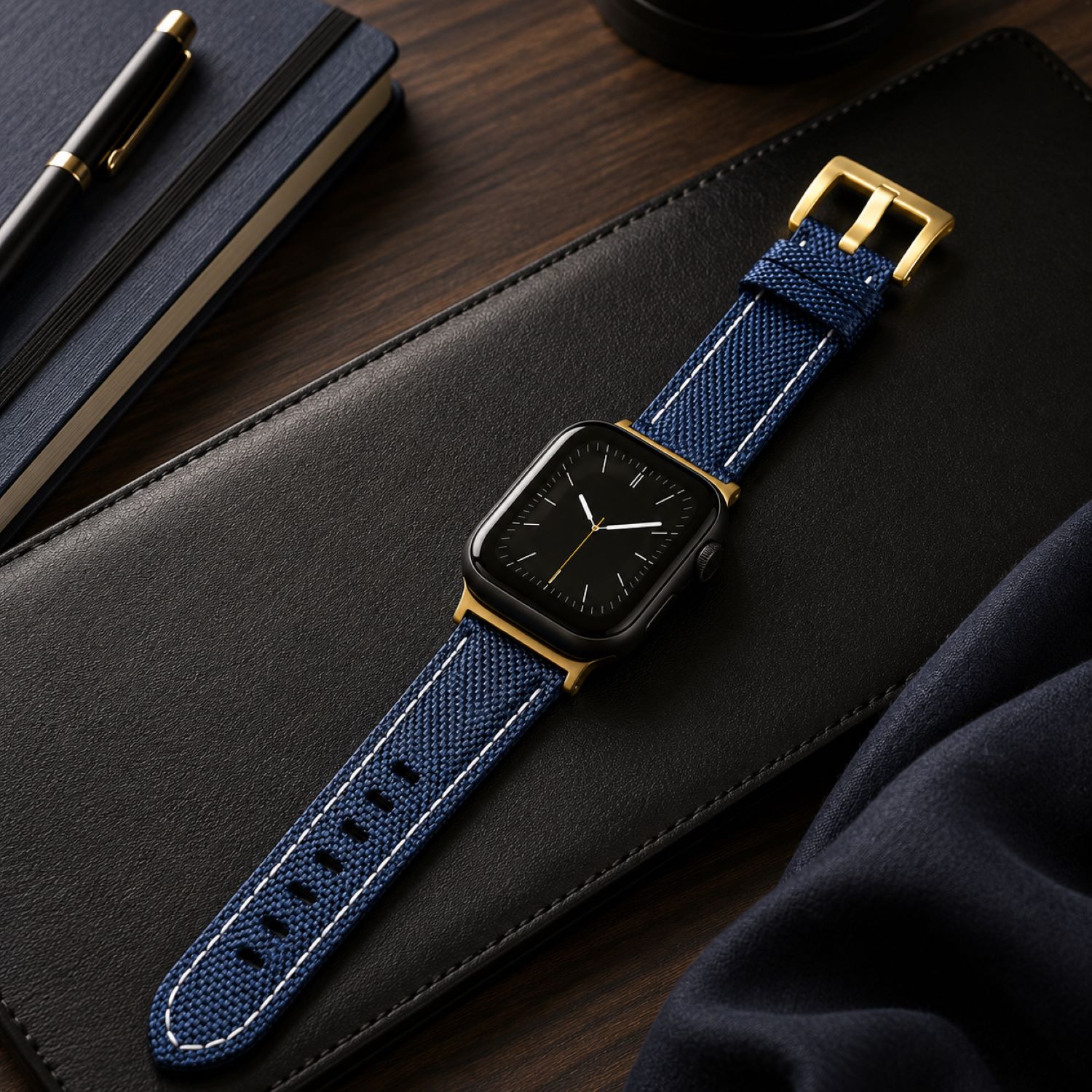 Canvas Watch Replacement Band Compatible with Apple Watch 38mm photo 2