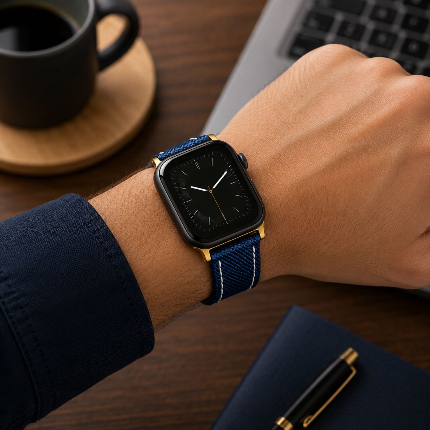 Canvas Watch Replacement Band Compatible with Apple Watch 38mm photo 3
