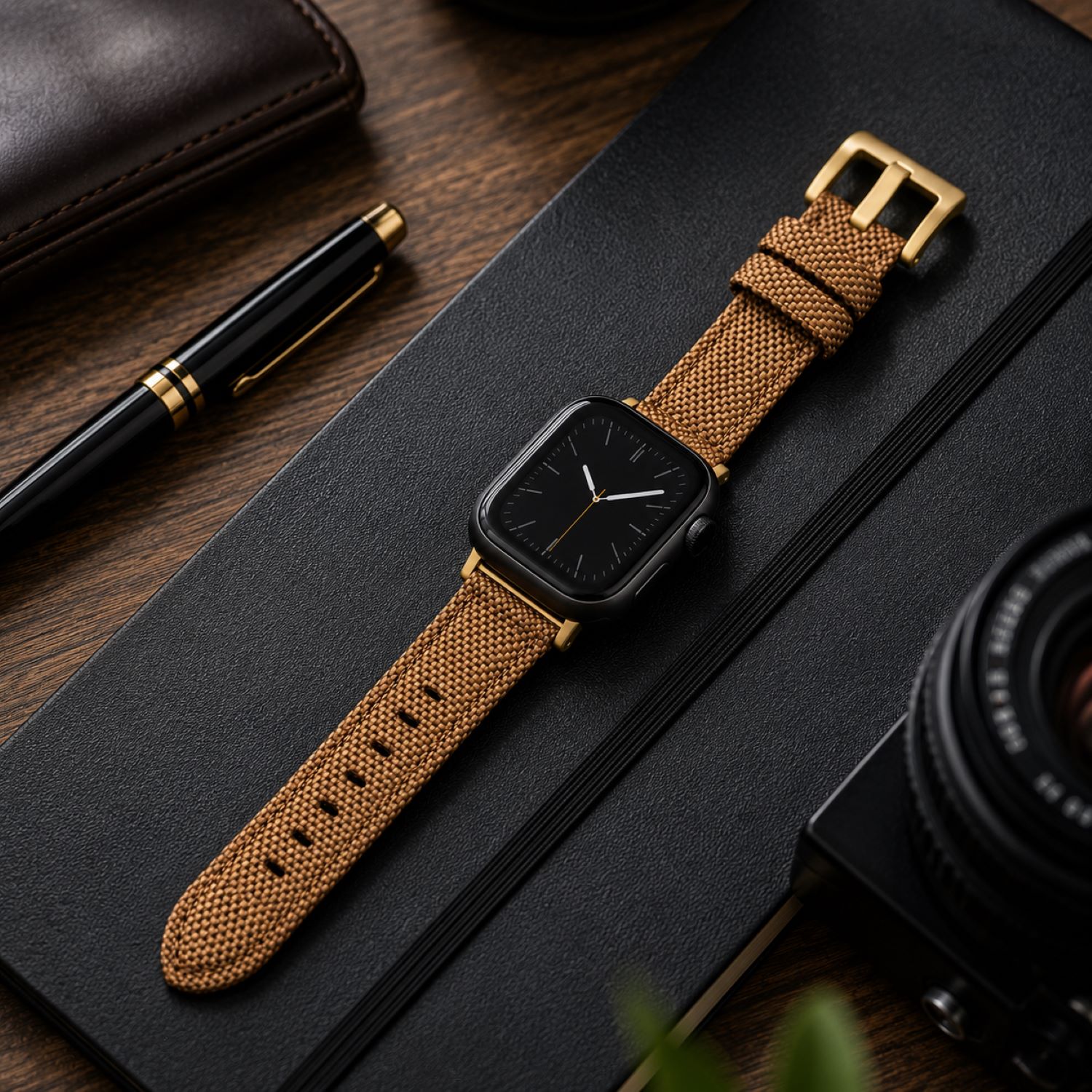 Canvas Watch Replacement Band Compatible with Apple Watch 38mm photo 2