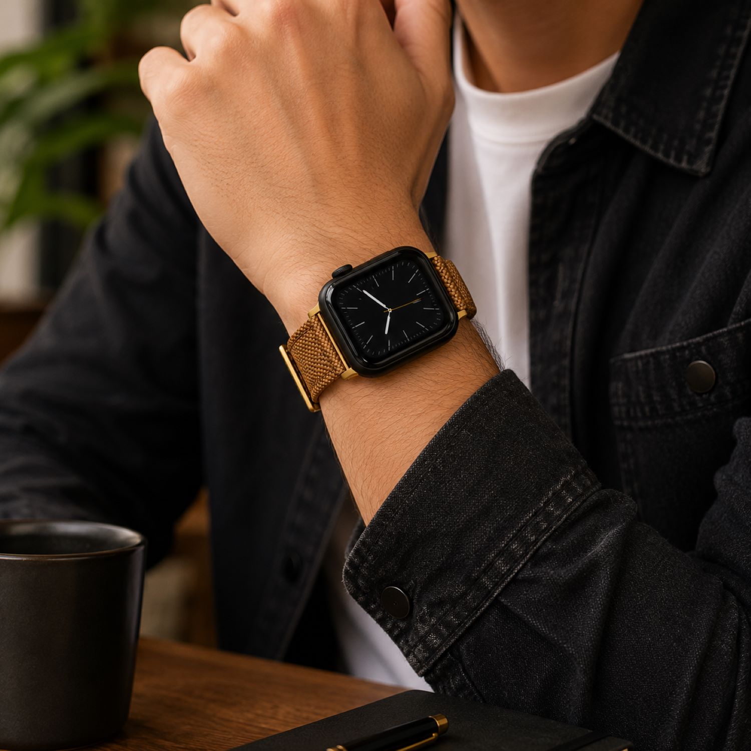 Canvas Watch Replacement Band Compatible with Apple Watch 38mm photo 3