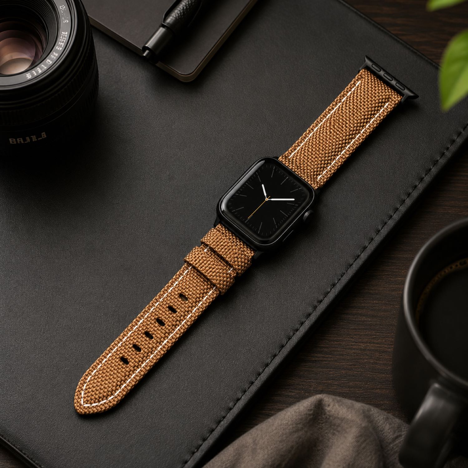 Canvas Watch Replacement Band Compatible with Apple Watch 38mm photo 2