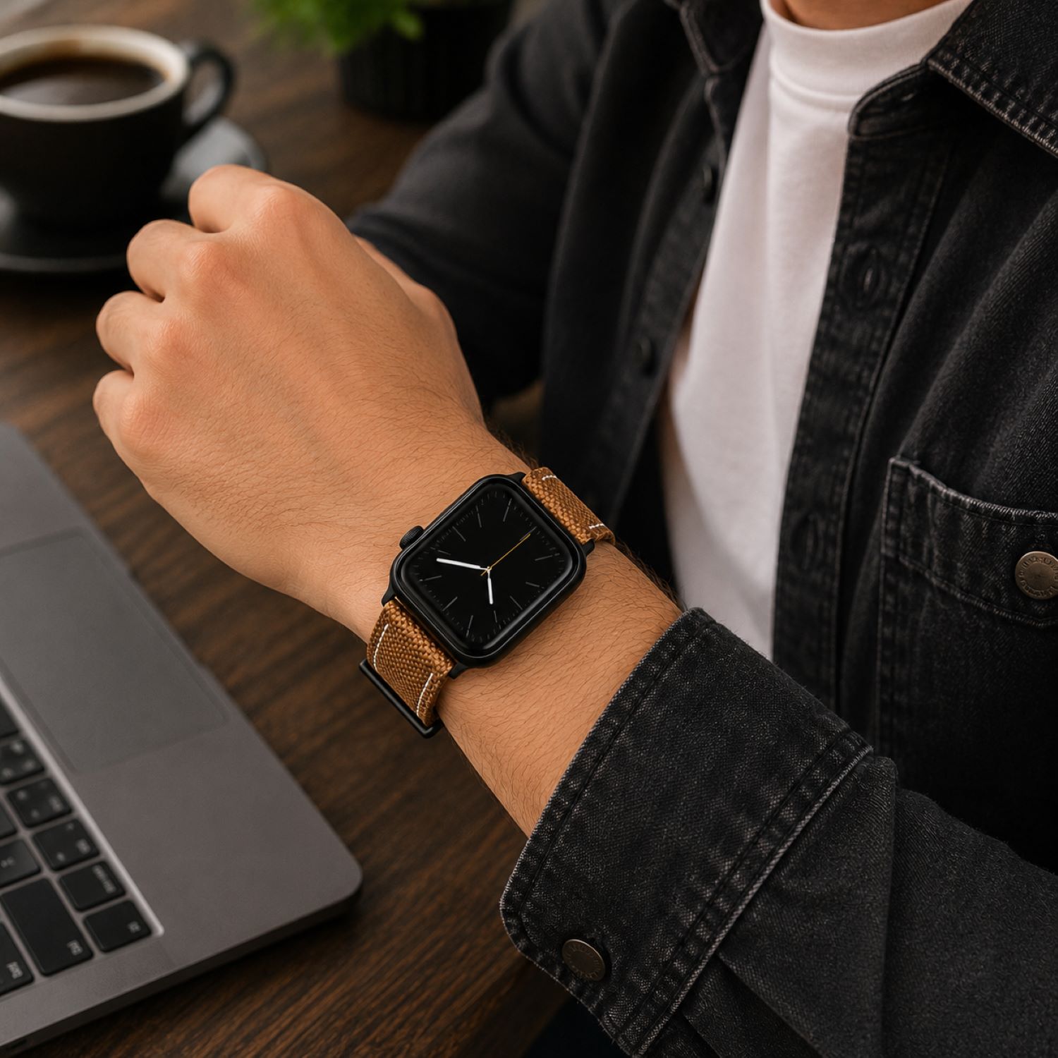 Canvas Watch Replacement Band Compatible with Apple Watch 38mm photo 3