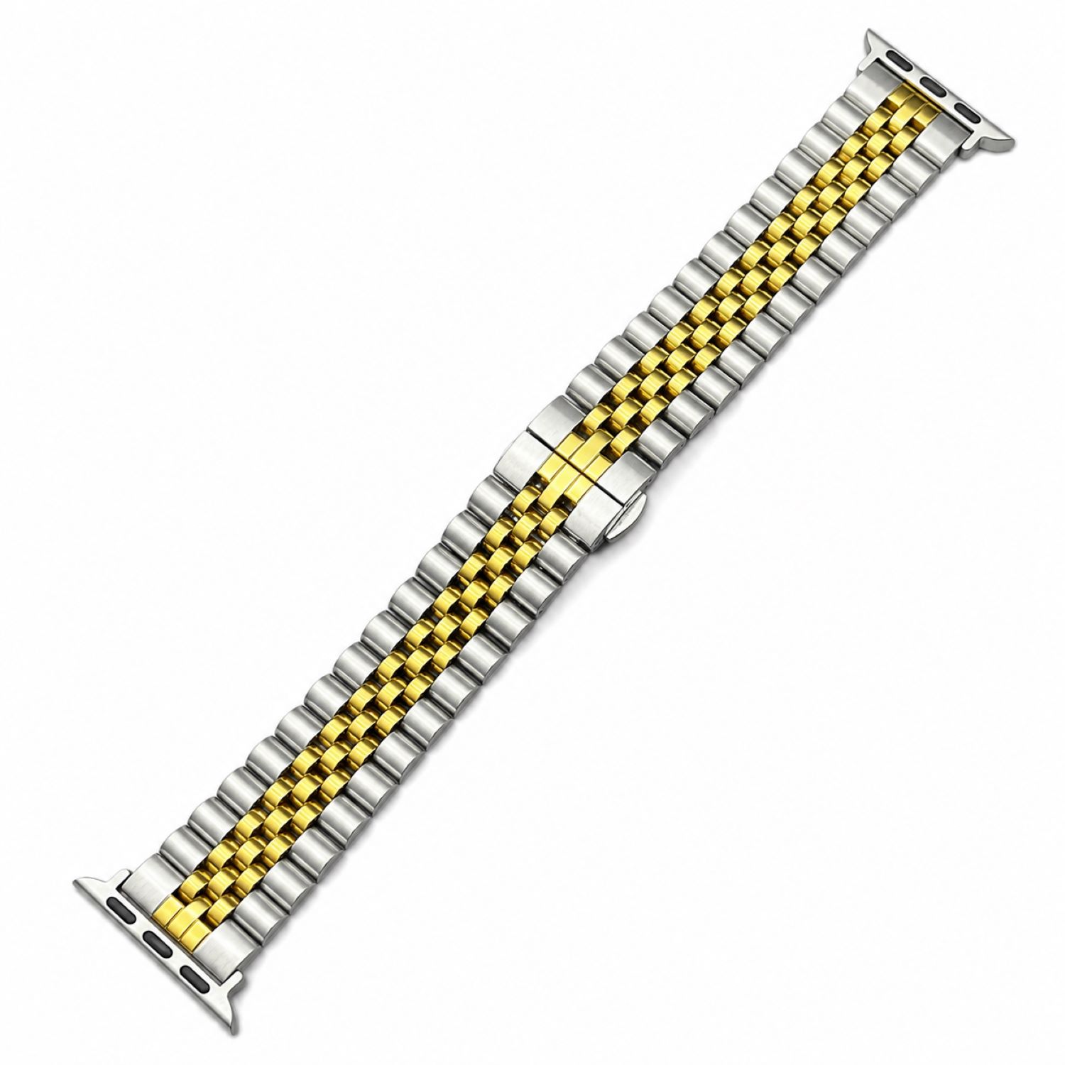Classic Multi-Link Stainless Steel Replacement Band Compatible with Apple Watch 38mm