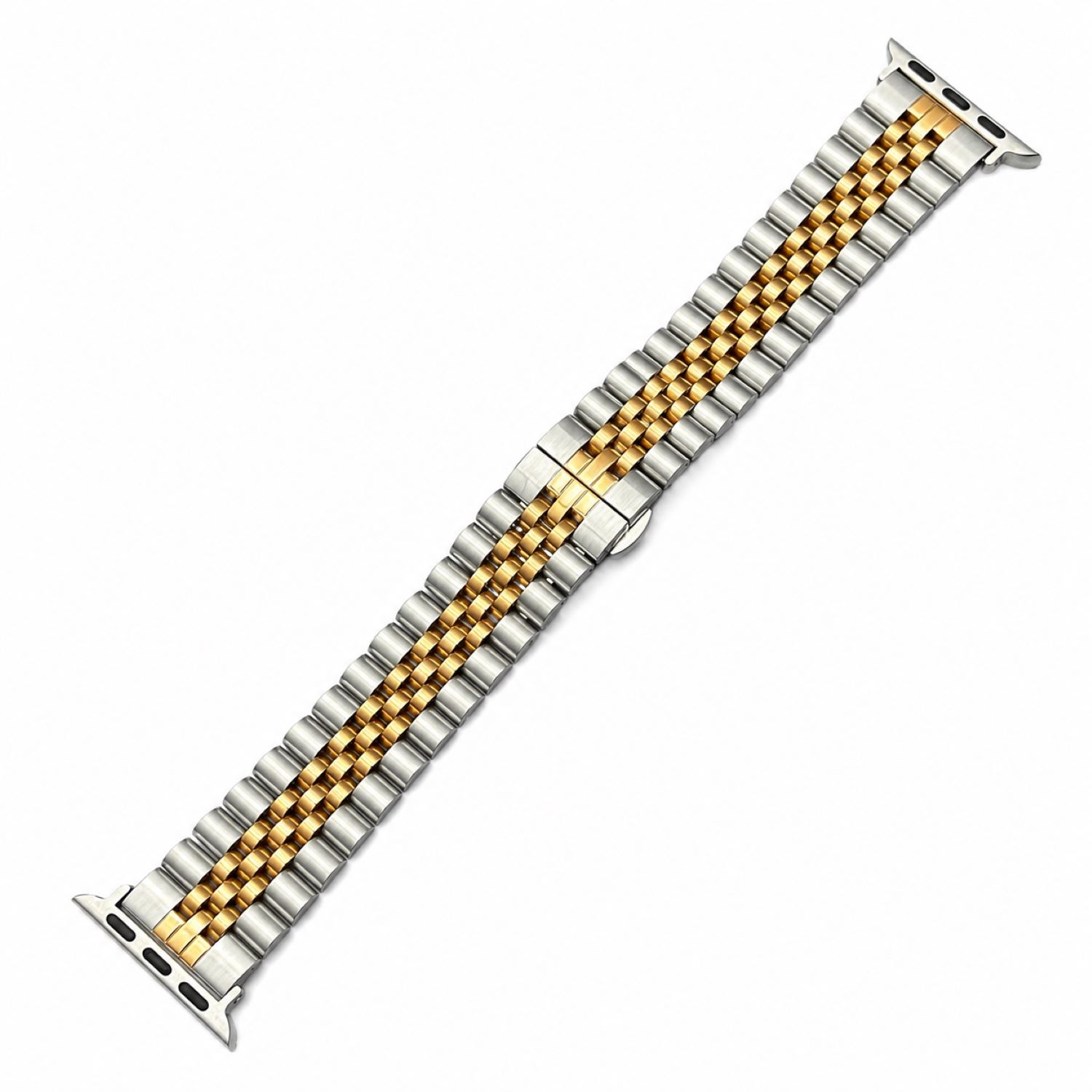 Classic Multi-Link Stainless Steel Replacement Band Compatible with Apple Watch 38mm