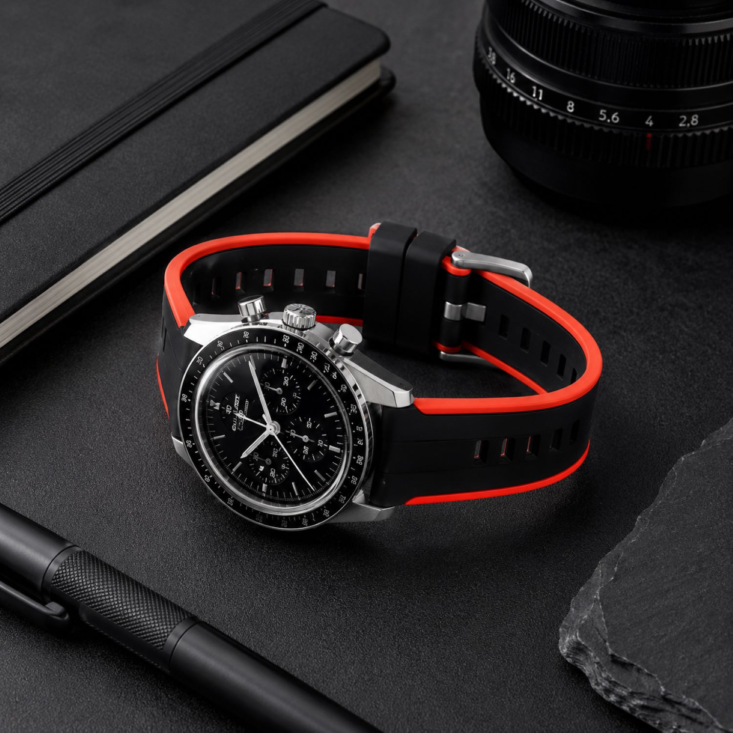 Silicone Watch Replacement Band Compatible with Omega x Swatch MoonSwatch 20mm photo 3