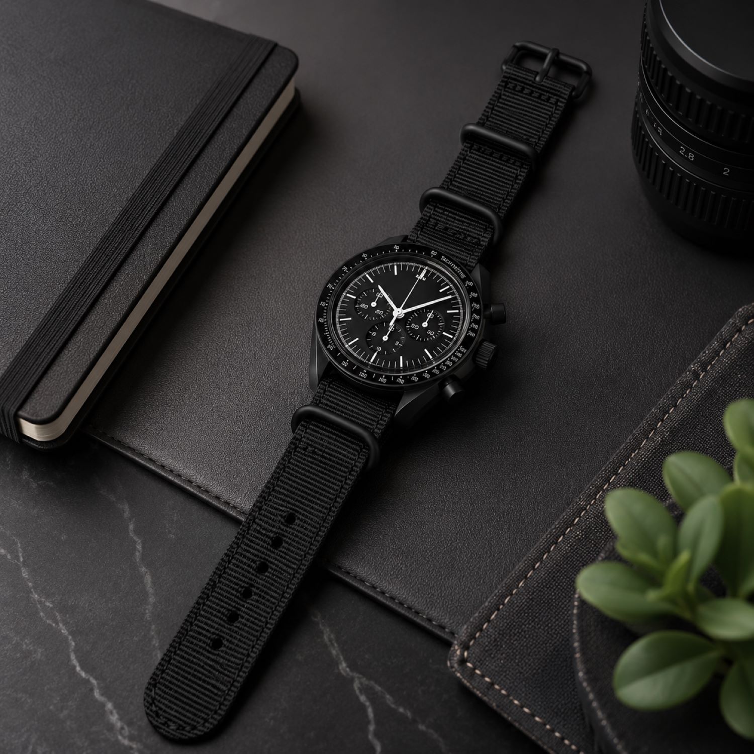 Canvas Watch Replacement Band Compatible with Omega x Swatch MoonSwatch 20mm photo 3