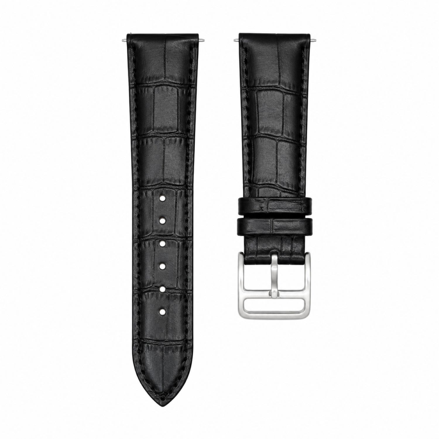 Leather Watch Replacement Band Compatible with Omega x Swatch MoonSwatch 20mm photo 1