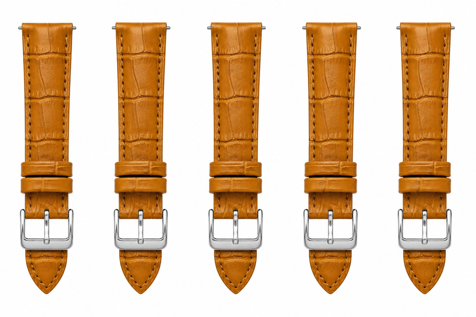 Leather Watch Replacement Band Compatible with Omega x Swatch MoonSwatch 20mm photo 2