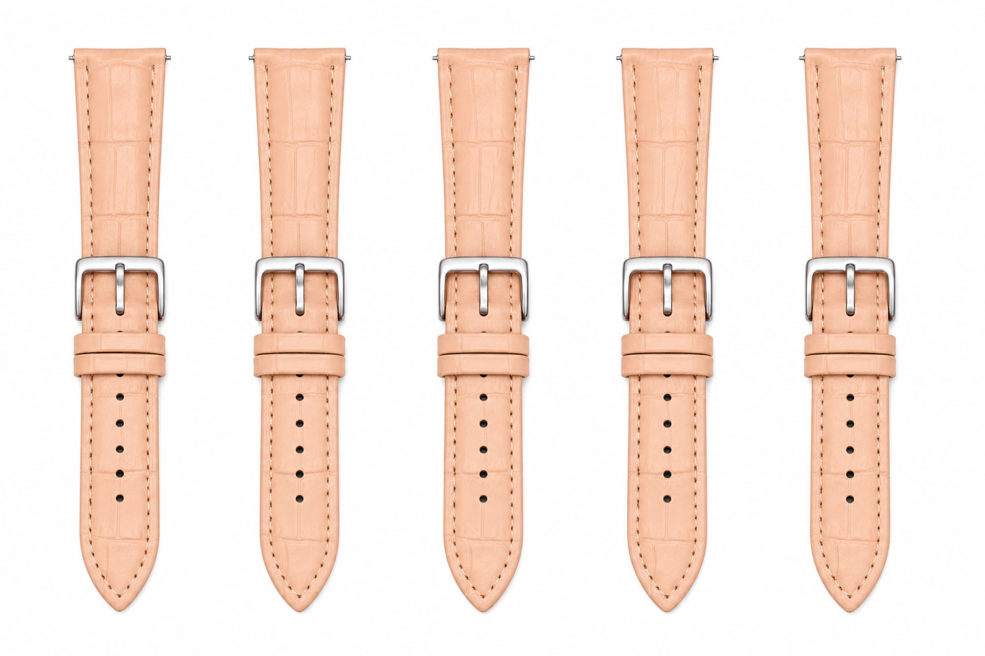 Leather Watch Replacement Band Compatible with Omega x Swatch MoonSwatch 20mm photo 2