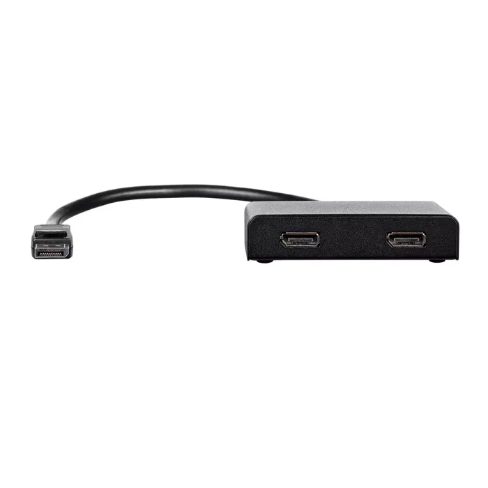 2-Port DisplayPort 1.2 to DisplayPort MST Hub, 4K 60Hz Single Display or Dual 4K 30Hz Monitors, Multi-Stream Transport Splitter for Extended or Duplicate Mode — Sanoxy product image
