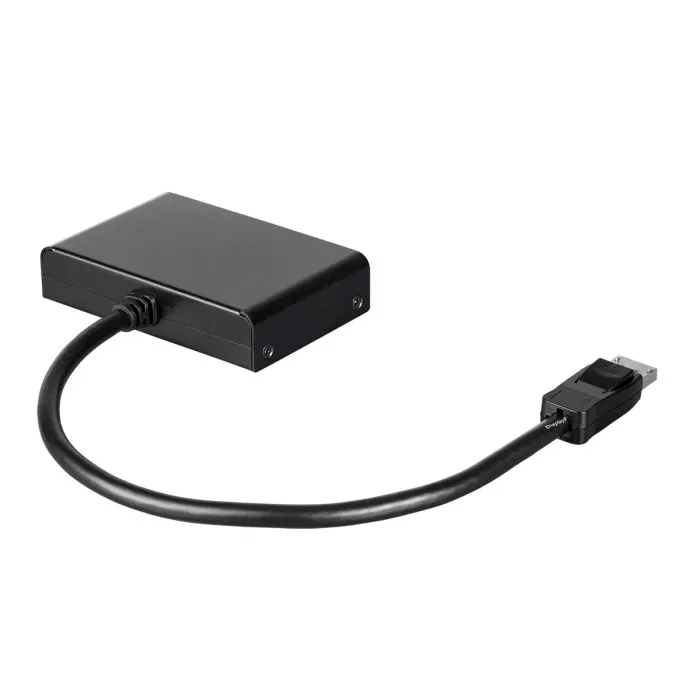 2-Port DisplayPort 1.2 to DisplayPort MST Hub, 4K 60Hz Single Display or Dual 4K 30Hz Monitors, Multi-Stream Transport Splitter for Extended or Duplicate Mode — Sanoxy product image