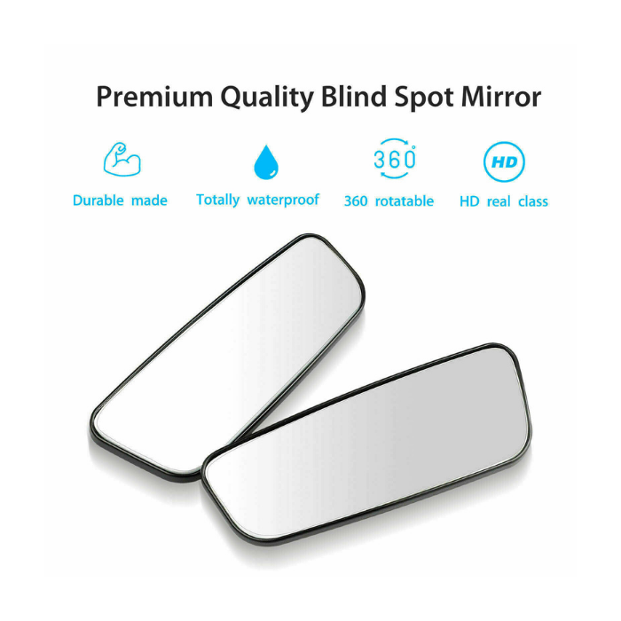 2x Pieces Blind Spot Mirror for Vehicles, Stick on Rear View — Sanoxy product image