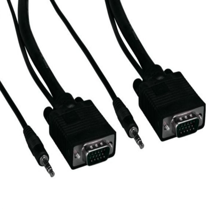 50ft SVGA HD15 M/M Monitor Cable with Stereo Audio — Sanoxy product image