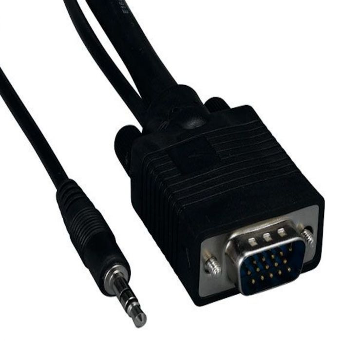 50ft SVGA HD15 M/M Monitor Cable with Stereo Audio — Sanoxy product image