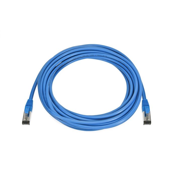 Cat8 Ethernet Cable 14FT, 40Gbps High-Speed LAN Patch Cord, S/FTP Double Shielded, 28AWG Pure Copper, 2GHz Bandwidth, Snagless RJ45 Connector, Blue — Sanoxy product image