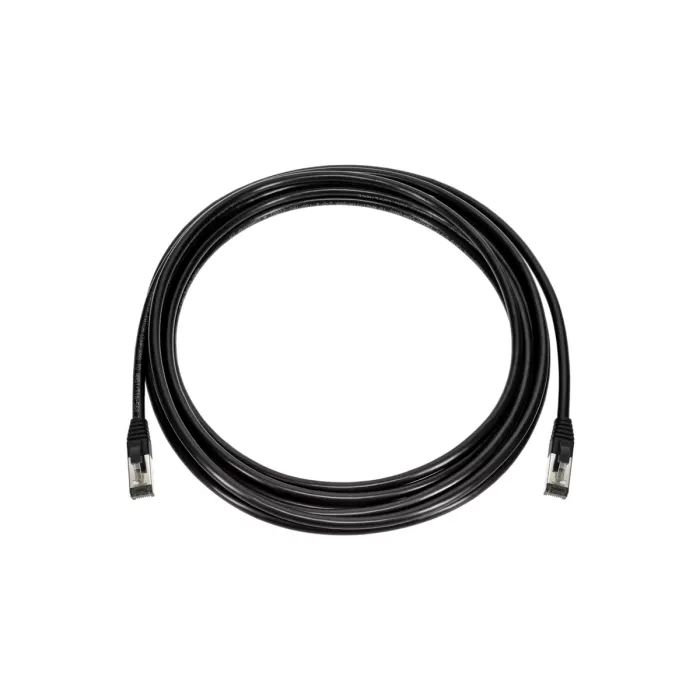 "Cat8 Ethernet Cable 15FT, 40Gbps High-Speed LAN Cable, S/FTP Double Shielded, 28AWG Pure Copper, 2GHz Bandwidth, Snagless RJ45 Network Patch Cord, Black  " — Sanoxy product image