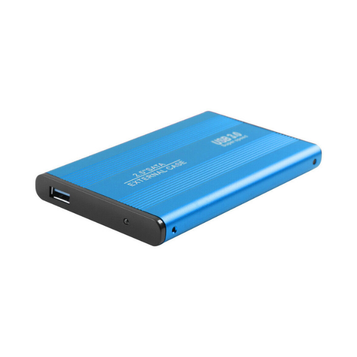 Hard Drive Enclosure USB 3.0 External 2.5" SATA Blue — Sanoxy product image