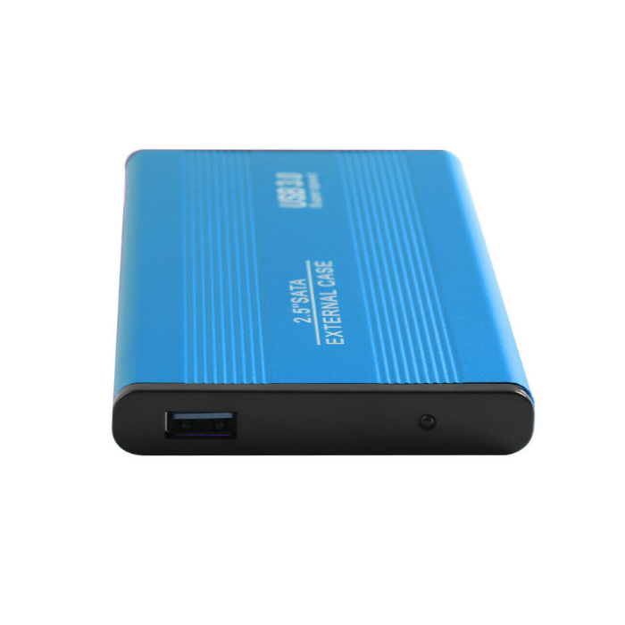 Hard Drive Enclosure USB 3.0 External 2.5" SATA Blue — Sanoxy product image