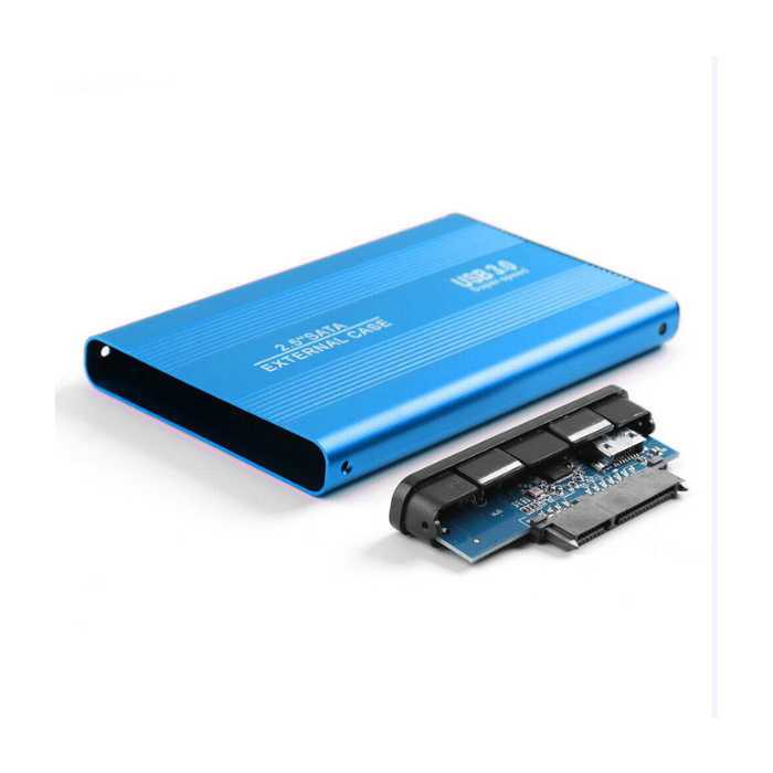 Hard Drive Enclosure USB 3.0 External 2.5" SATA Blue — Sanoxy product image