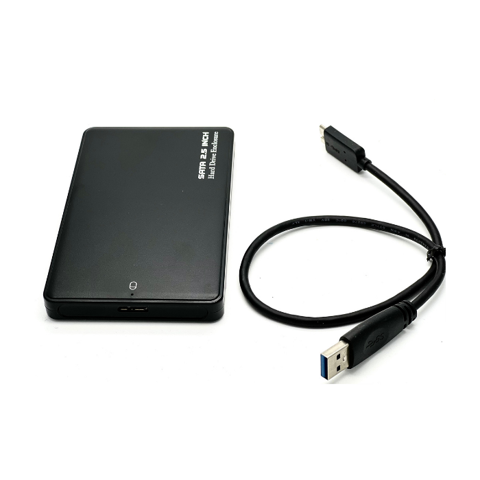 Hard Drive Enclosure USB 3.0 SATA 2.5 Inch HDD SSD Black — Sanoxy product image