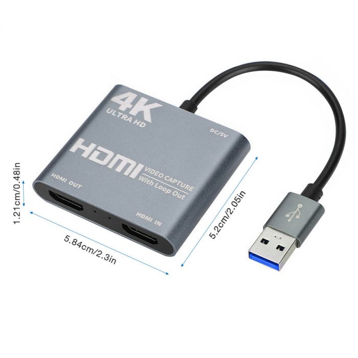HDMI to USB 3.0 Video Capture Card Game Recorder for Live Streaming — Sanoxy product image