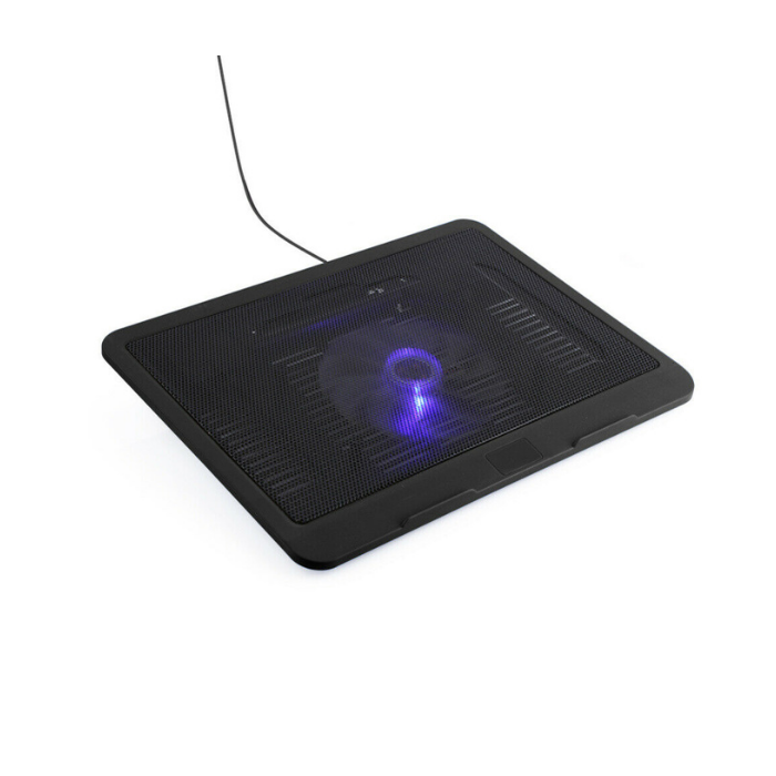 Laptop Cooler Pad Ultra Slim Portable USB Powered Black — Sanoxy product image