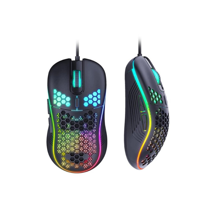 Lightweight Wired Honeycomb Gaming Mouse — Sanoxy product image