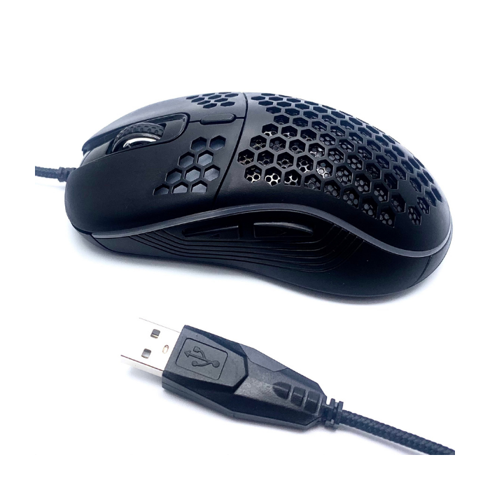 Lightweight Wired Honeycomb Gaming Mouse — Sanoxy product image