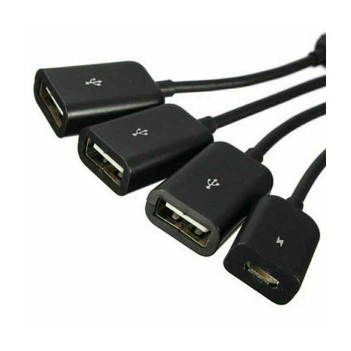 Micro USB Charging OTG Splitter Cable for Android 4 In 1 — Sanoxy product image