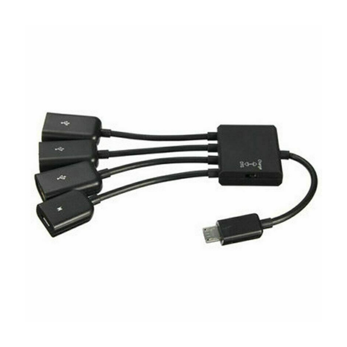 Micro USB Charging OTG Splitter Cable for Android 4 In 1 — Sanoxy product image