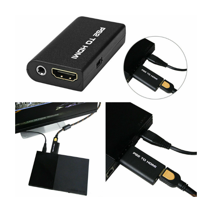 PS2 to HDMI Adapter, Connect Playstation to HDMI with Audio — Sanoxy product image