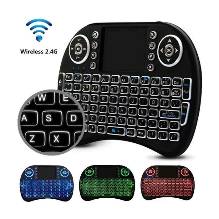 Remote Keyboard with Touchpad Backlit Mini Wireless Keyboard — Sanoxy product image