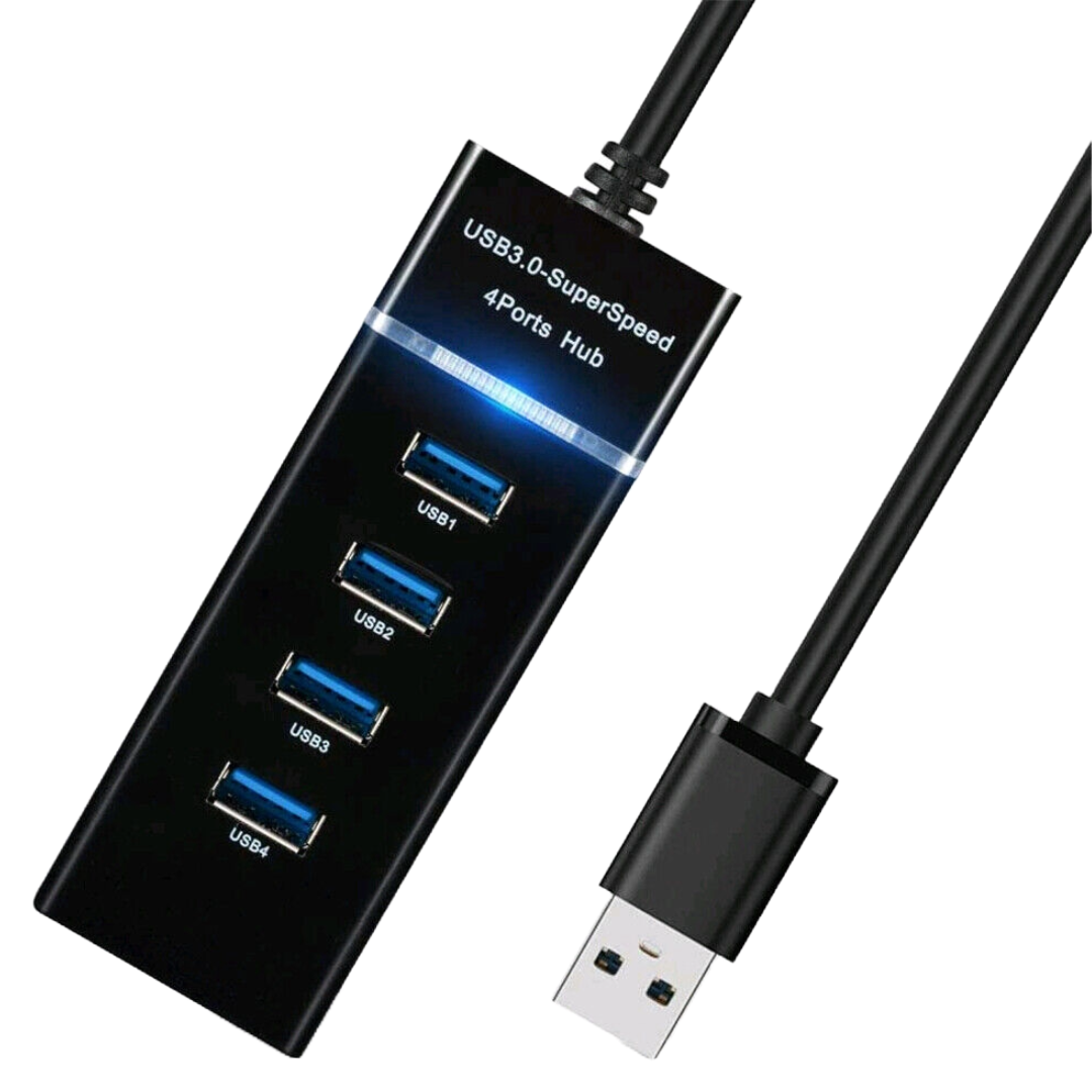 Usb 3.0 Hub 4 Port Splitter Super Speed For Pc Laptop — Sanoxy product image