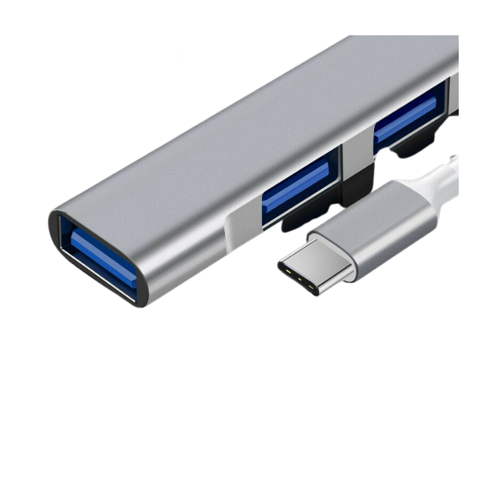 USB-C Type C to USB 3.0 4 Port Hub Splitter — Sanoxy product image