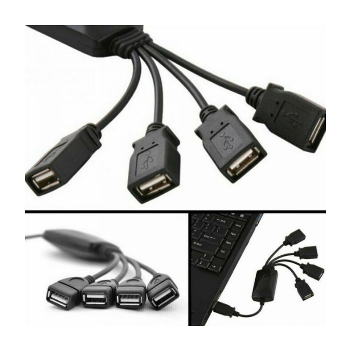 USB Splitter for Laptop, 4 Ports USB 2.0, 480Mbps — Sanoxy product image