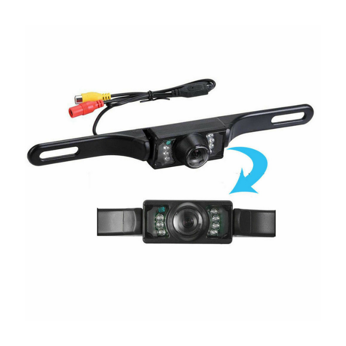 WiFi Car Rear View License Plate Backup Reverse Parking Camera Waterproof HD-License Plate Camera Without Wifi — Sanoxy product image