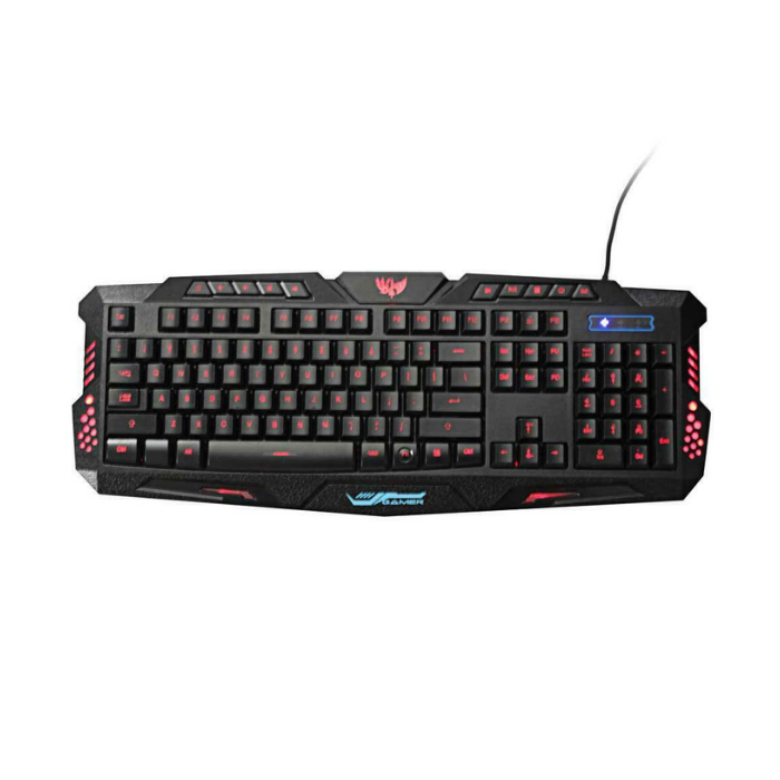 Wired Backlit Keyboard Illuminated Gaming keyboard — Sanoxy product image