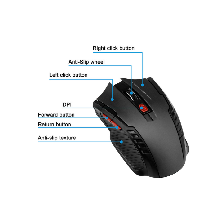 Wireless Optical Gaming Mouse — Sanoxy product image