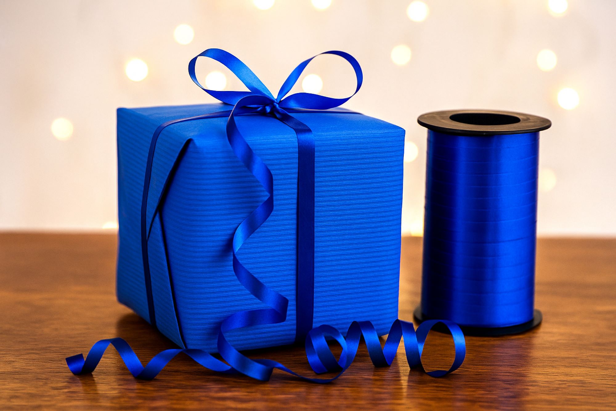 LoonBalloon 500 Yards Royal Blue Curling Ribbon - 3/16 Inch wide Decorative Wrap (2-Pack) photo 3