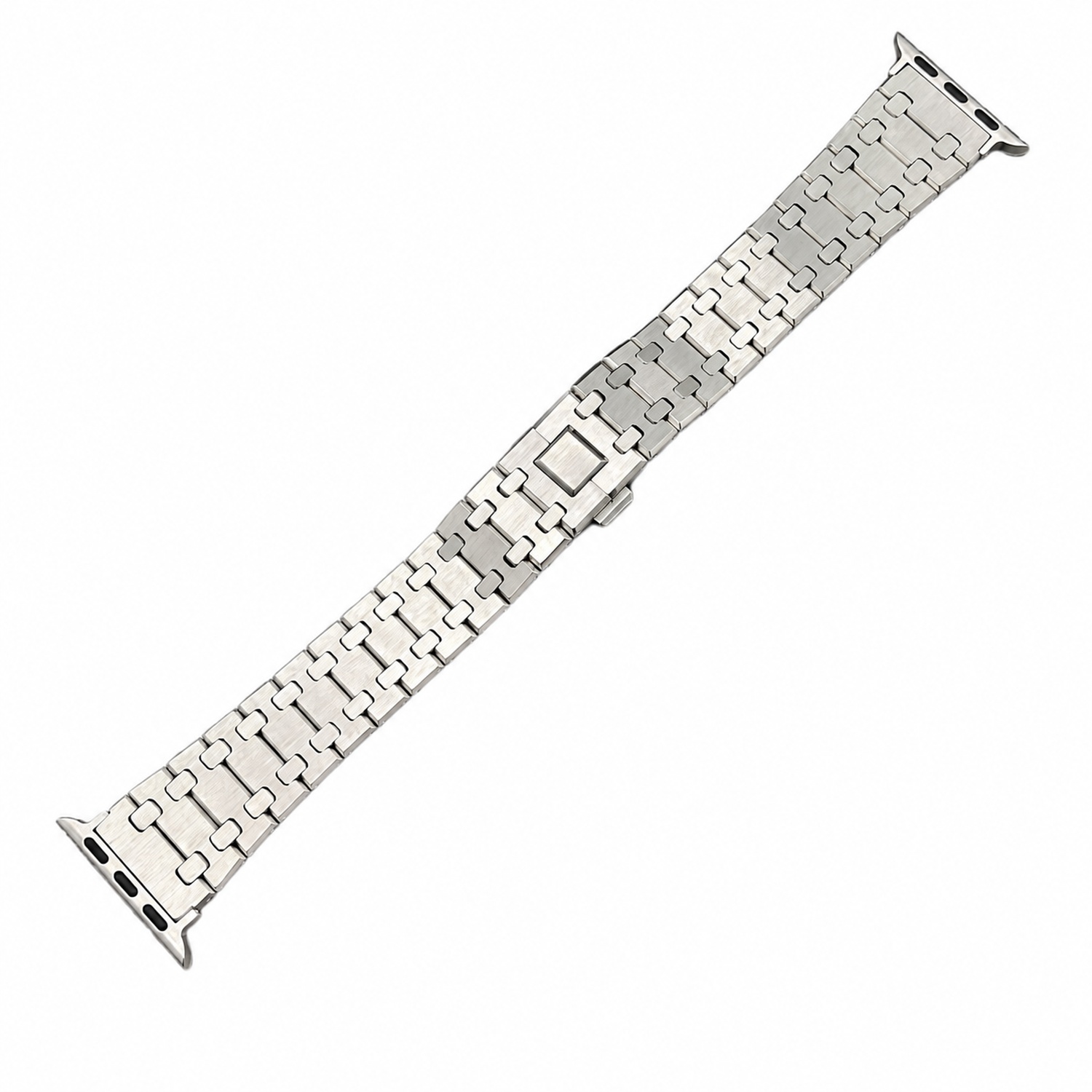 Stainless Steel Watch Replacement Band Compatible with Apple Watch 38mm, Silver photo 1