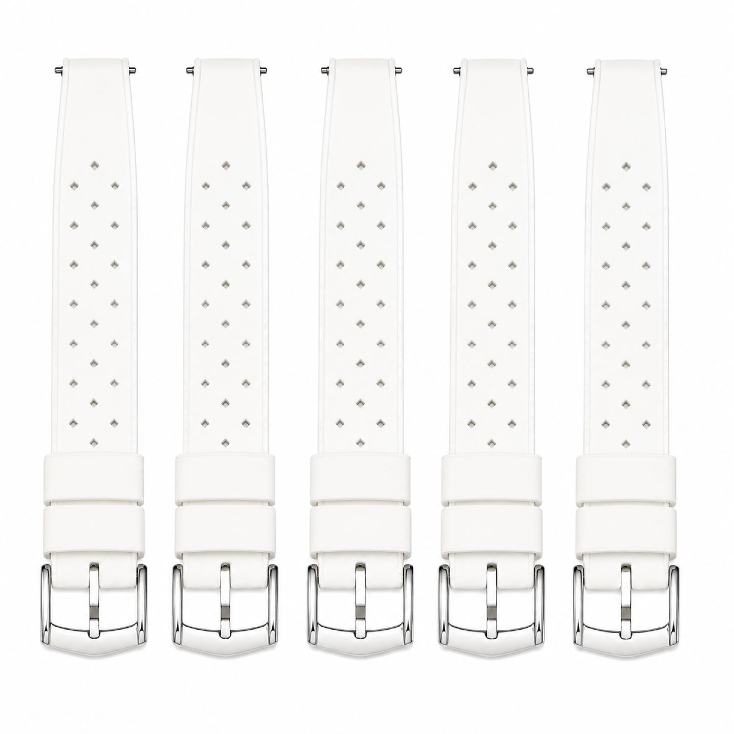 Replacement Silicone Watch Replacement Band Compatible With Omega X Swatch MoonSwatch 20mm, White photo 2