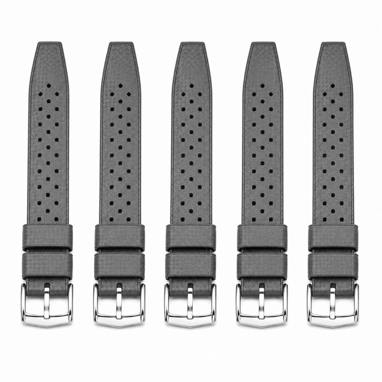 Replacement Silicone Watch Replacement Band Compatible With Omega X Swatch MoonSwatch 20mm, Gray photo 2