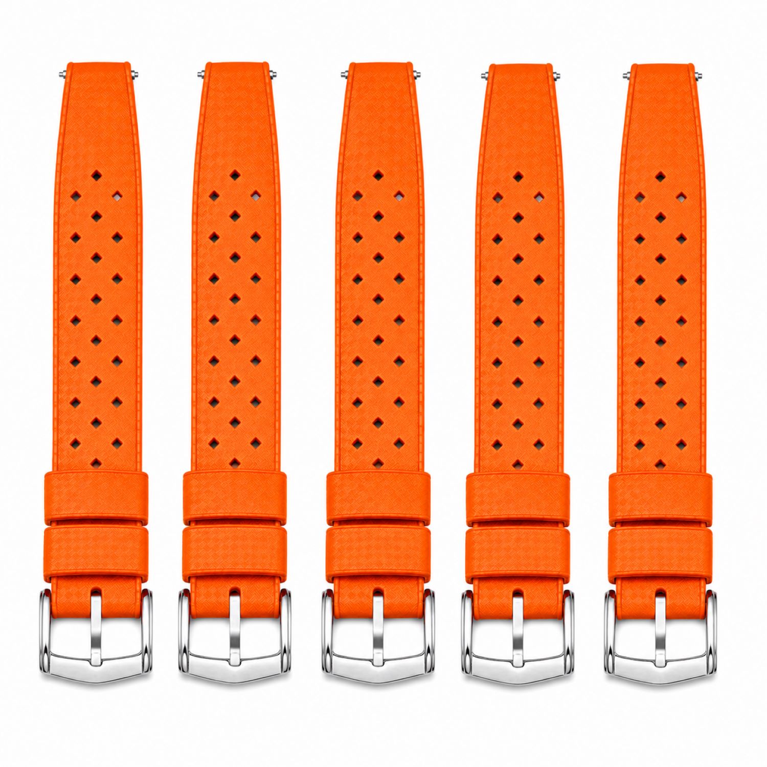 Replacement Silicone Watch Replacement Band Compatible With Omega X Swatch MoonSwatch 20mm, Orange photo 2