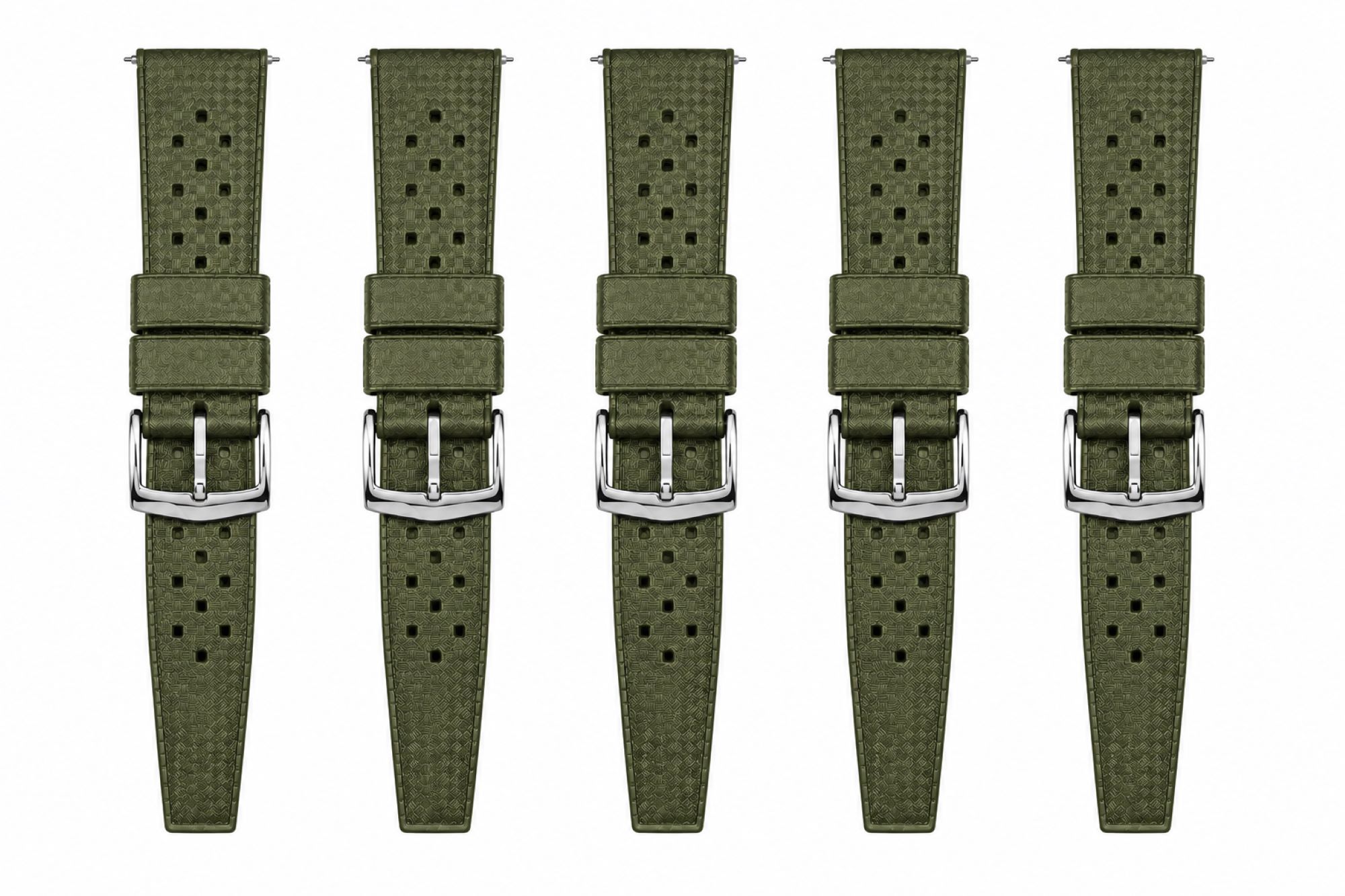 Replacement Silicone Watch Replacement Band Compatible With Omega X Swatch MoonSwatch 20mm, Dark Green photo 2